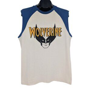 Marvel Wolverine Graphic Tank Organic Cotton Y2K Cosplay Comic Superhero Size M